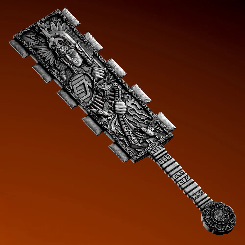 2026 Samoa Huitzilopochtli's Macuahuitl 2 oz Pure Silver Coin