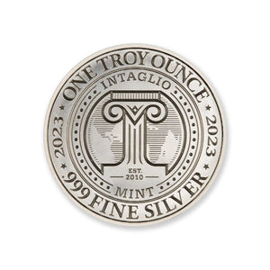 Intaglio UFOs Over Las Vegas 1 Troy Ounce 39mm