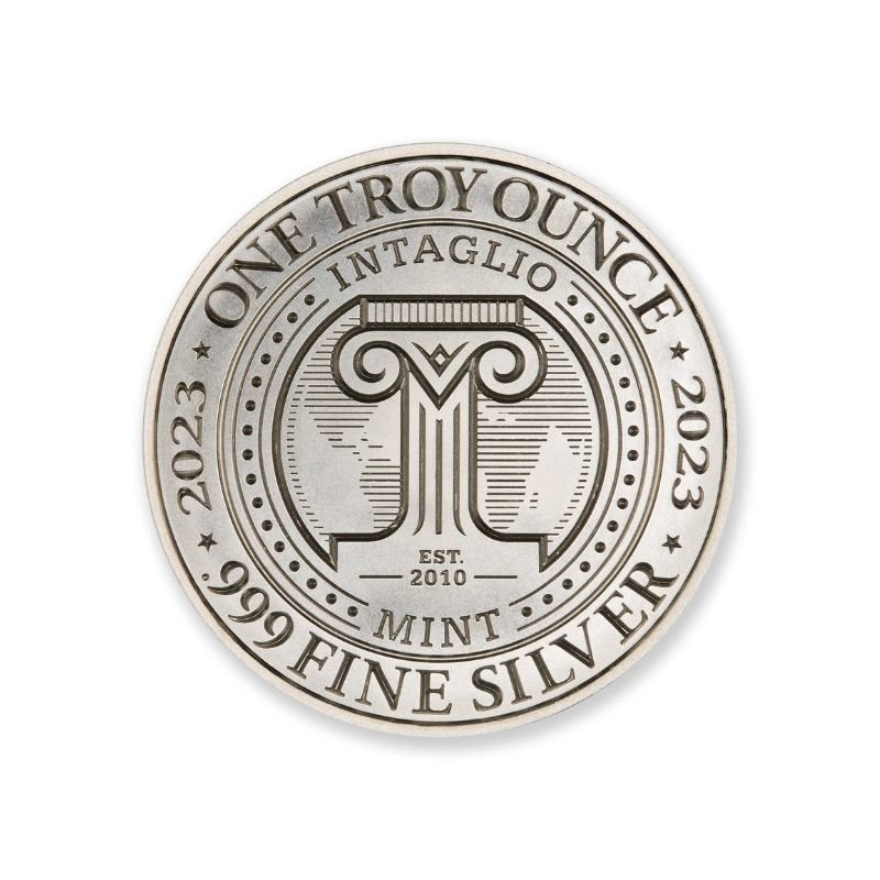 Intaglio UFOs Over Las Vegas 1 Troy Ounce 39mm