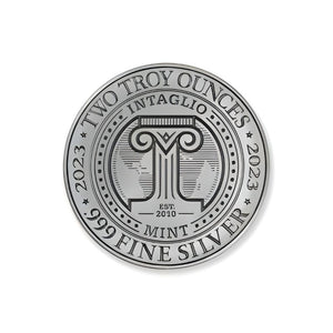 Intaglio UFOs Over Rio 2 Troy Ounce 39mm
