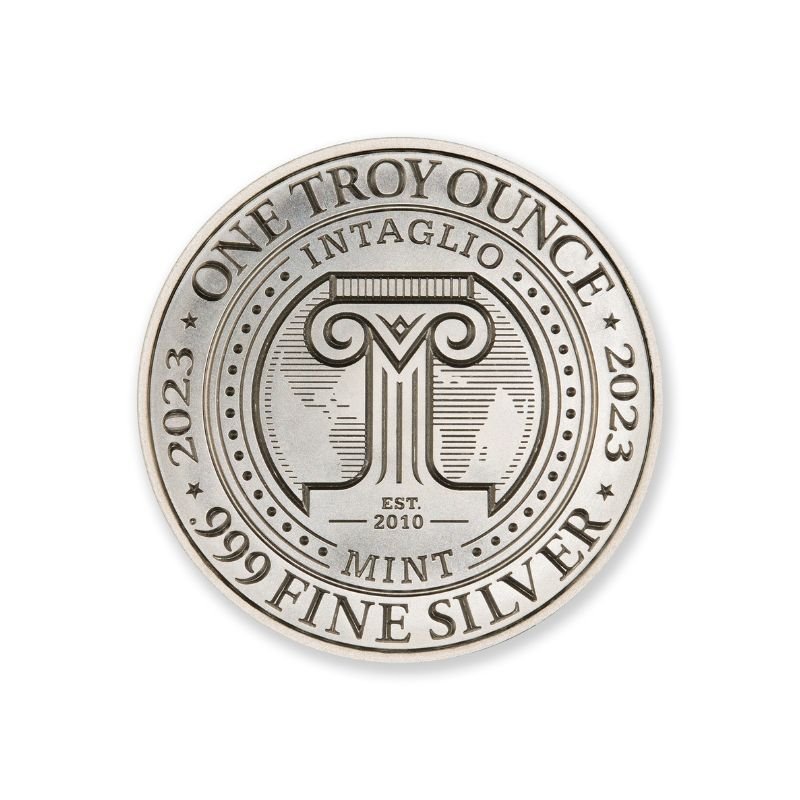 Intaglio UFOs Over Rome 1 Troy Ounce 39mm