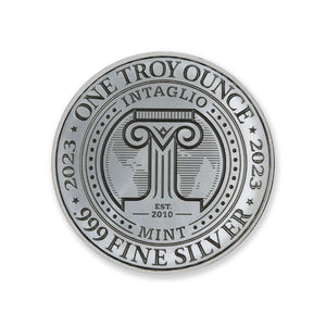 Intaglio UFOs Over The Great Wall Of China 1 Troy Ounce 39mm