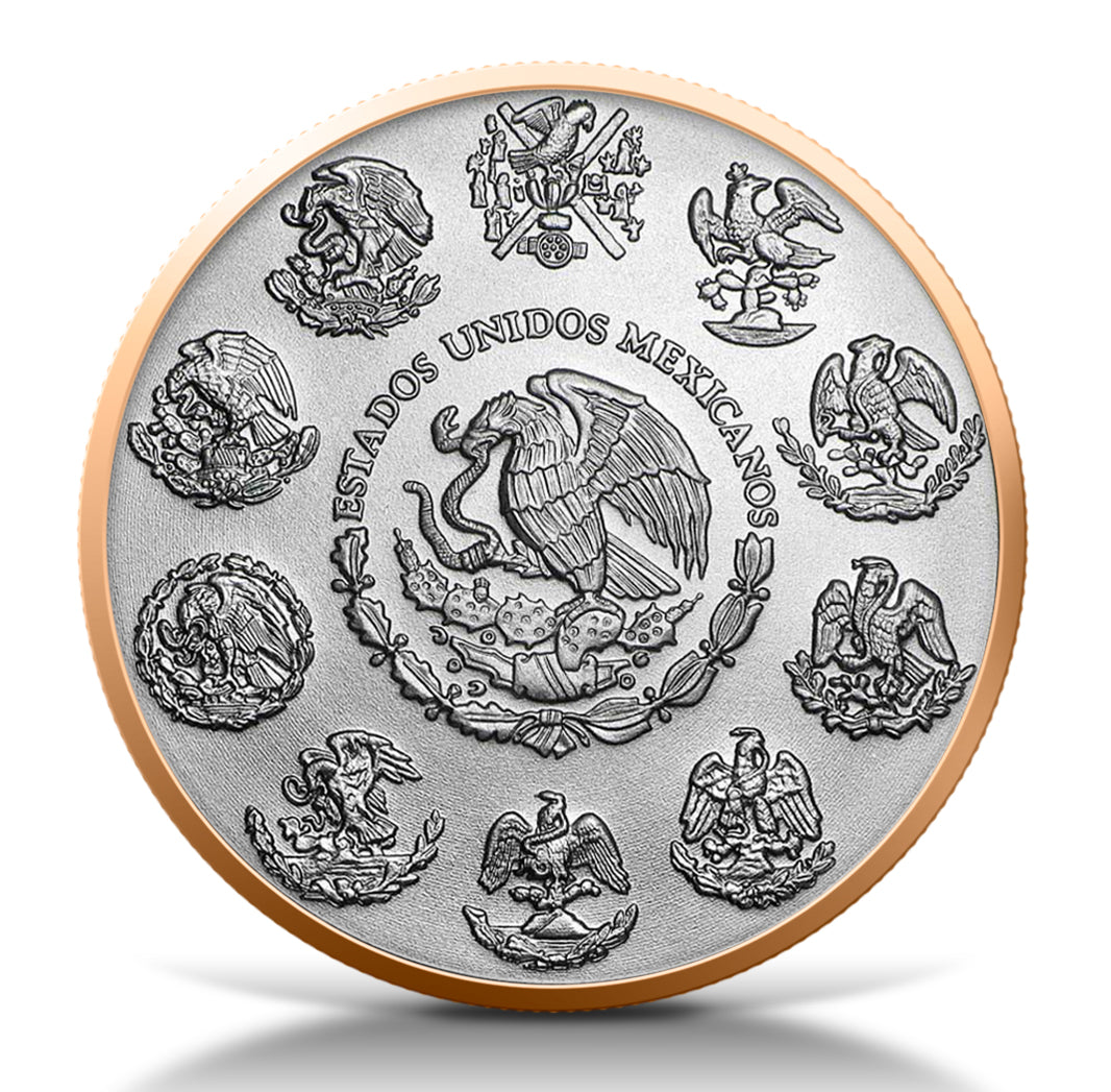 2024 Mexico Libertad Red Gold Series 1oz .999 Silver Coin