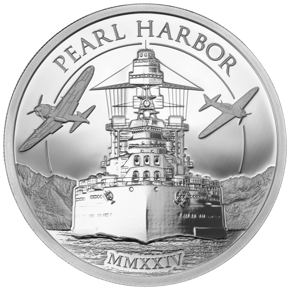 2024 The Lone Sailor, Pearl Harbor 1oz .999 Silver Coin Perth Mint