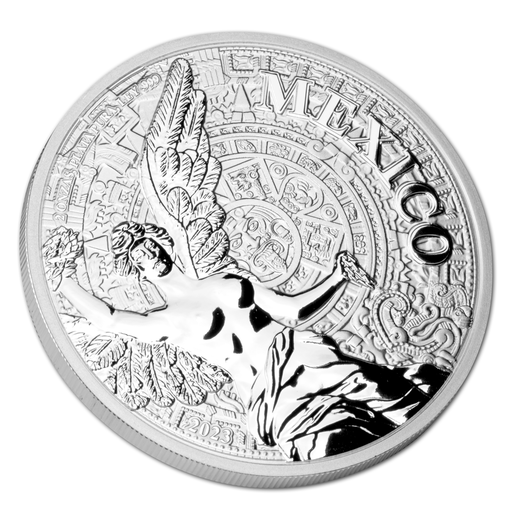 2023 Viva Mexico Angel of Independence NGC PF70 2oz Silver Medal