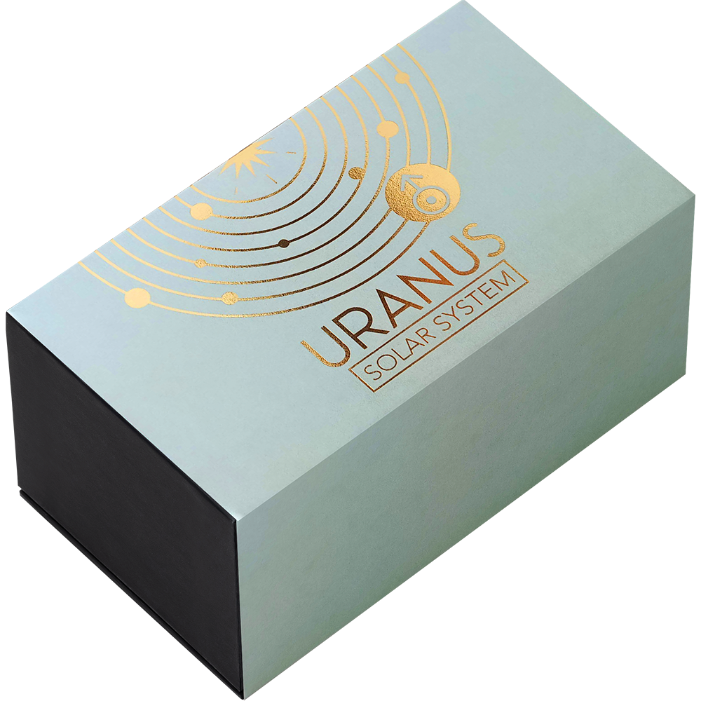 2025 Ghana 2oz Antique Color Gilding Uranus .999 Silver Coin