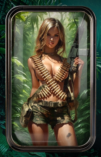 2025 Spicy Silver Collection--Daytime Playtime Themed Colorized Art Bars 1oz .999 Silver