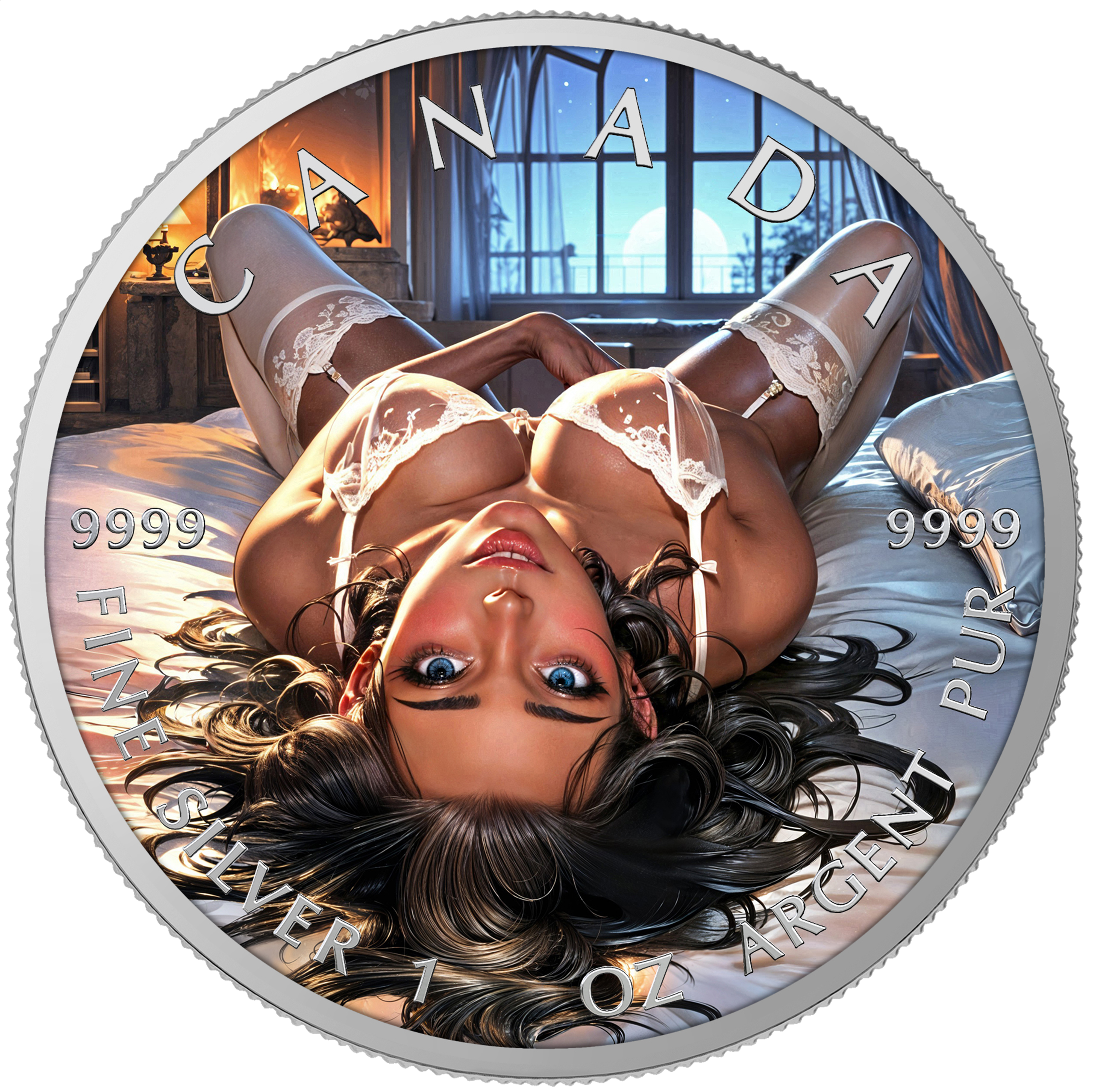 2025 Canada Maple Sheets Temptation Edition 1oz .9999 Silver Coin