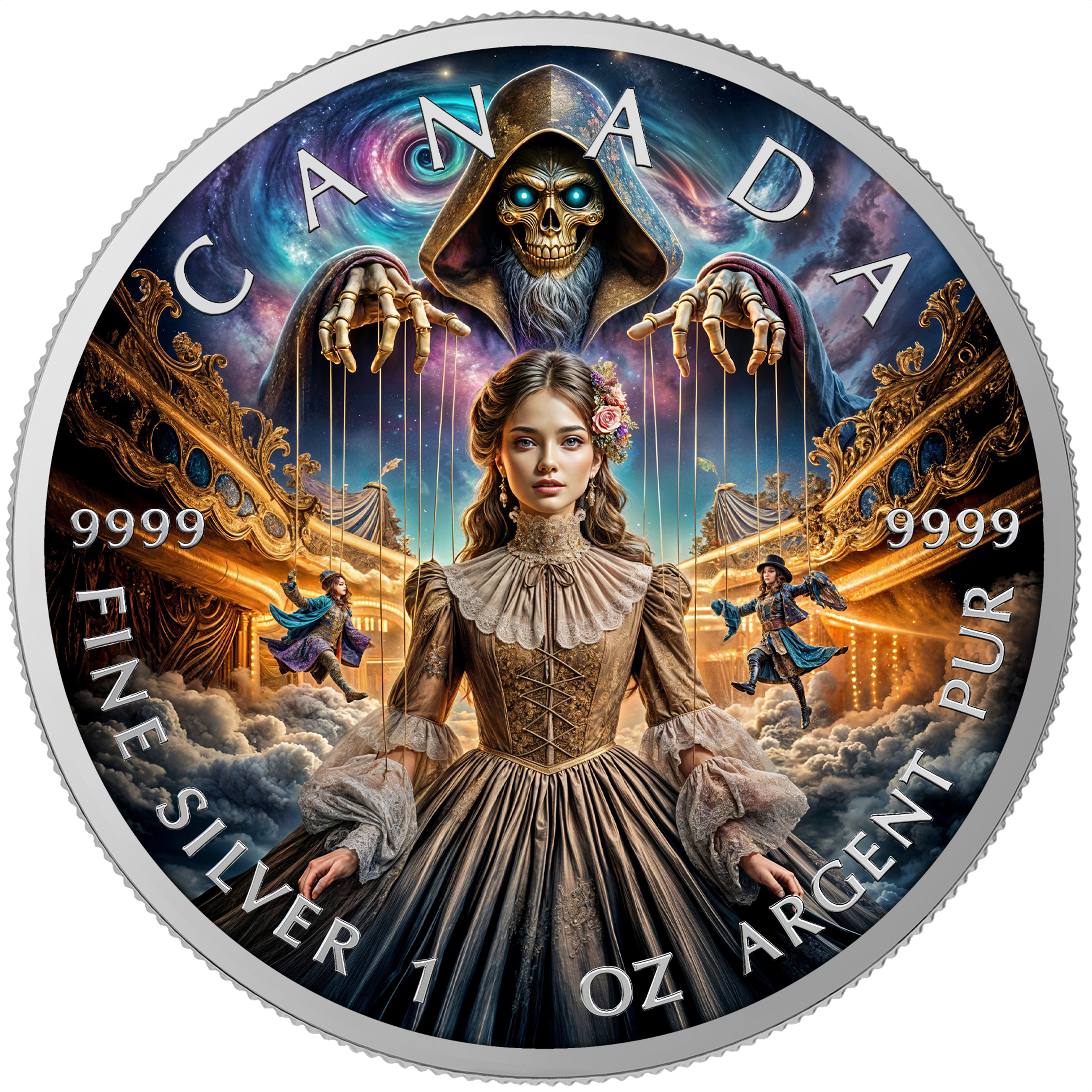 2025 Canada Maple Leaf The Puppeteer 1oz .9999 Silver Coin