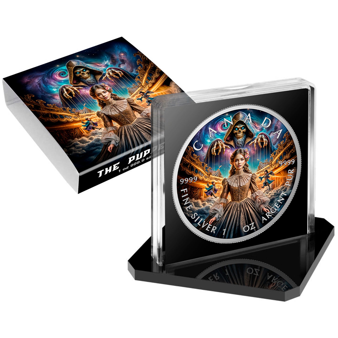 2025 Canada Maple Leaf The Puppeteer 1oz .9999 Silver Coin