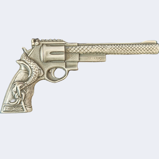 2024 Truth Guard Dragon Revolver Antiqued 2 oz Silver Medal