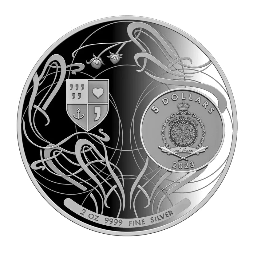 LIBERTY 2023 | JUSTICE 2 Oz 9999 Silver Coin 5$ Niue w/ COA & FF