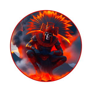 Boxed Set of 5 Aztec Shadows Colorized .999 Silver Medals 5oz total and Box - Captain’s Chest Bullion