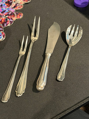 Bruckman Vintage Silver Plated Silverware Flat Set - Captain’s Chest Bullion