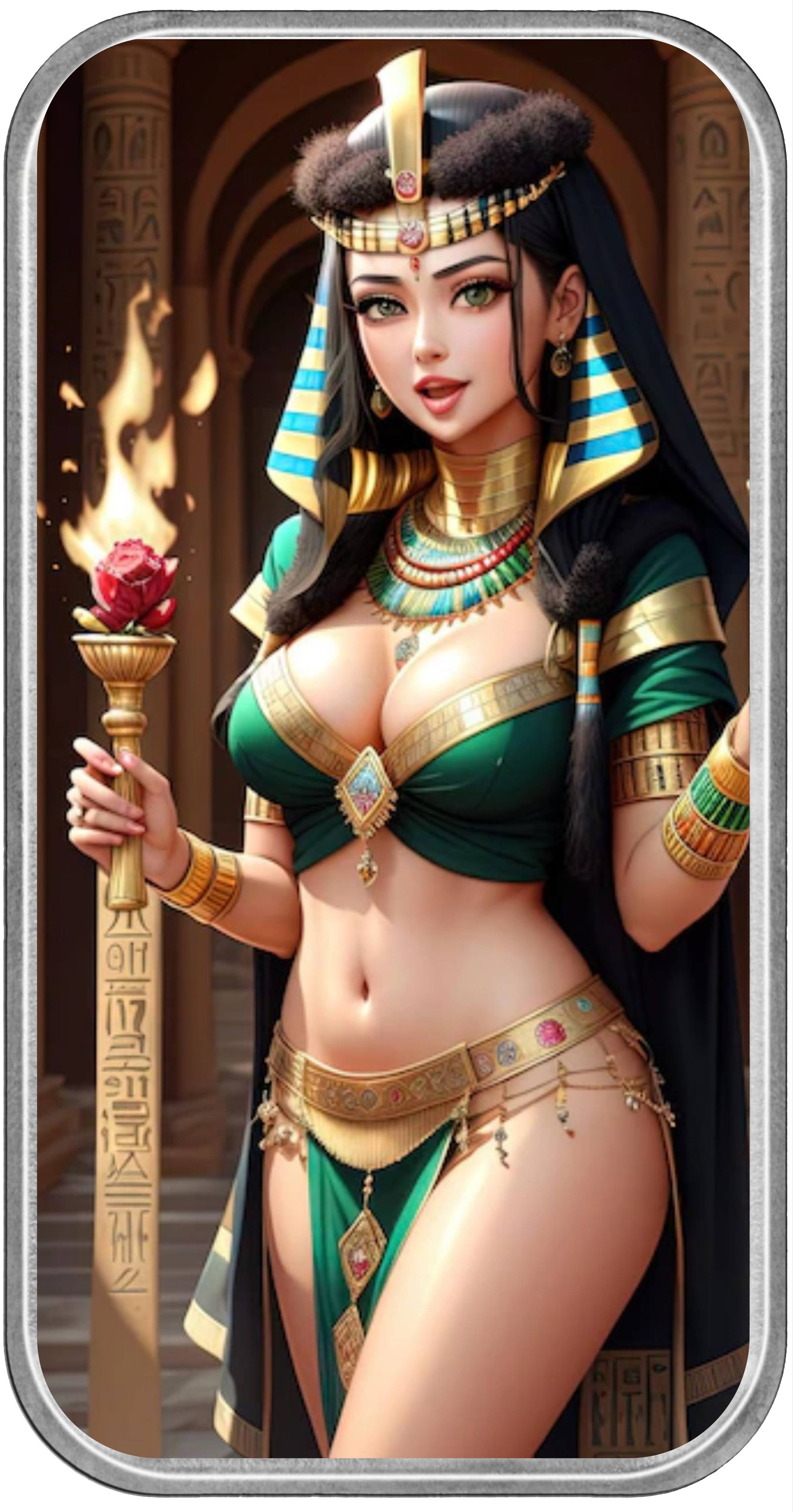 1oz .999 Silver Art Bar Colorized The Pharaoh's Daughter Edition