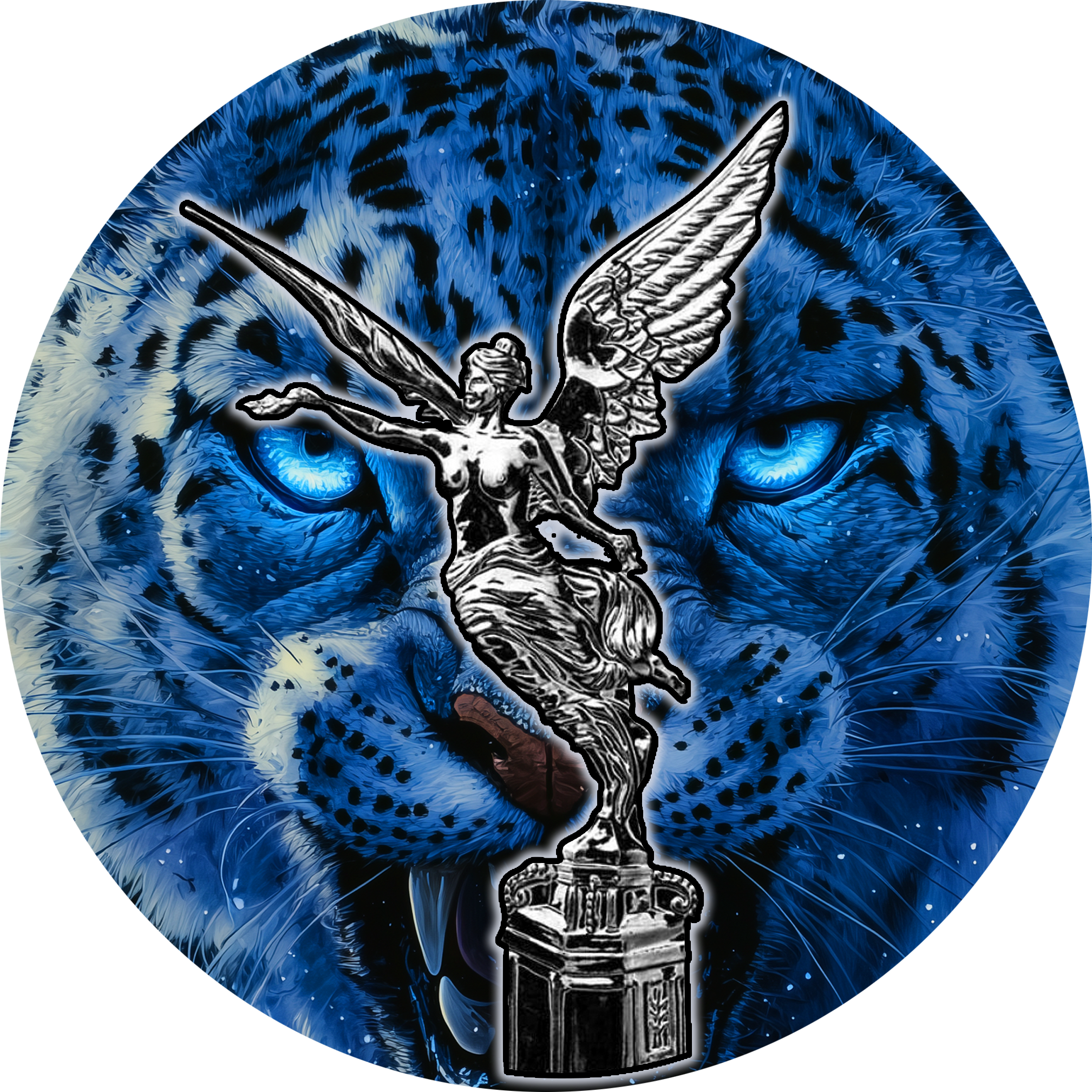 2024 Mexico Libertad Reclusive Snow Leopard 1oz .999 Silver Colorized Coin