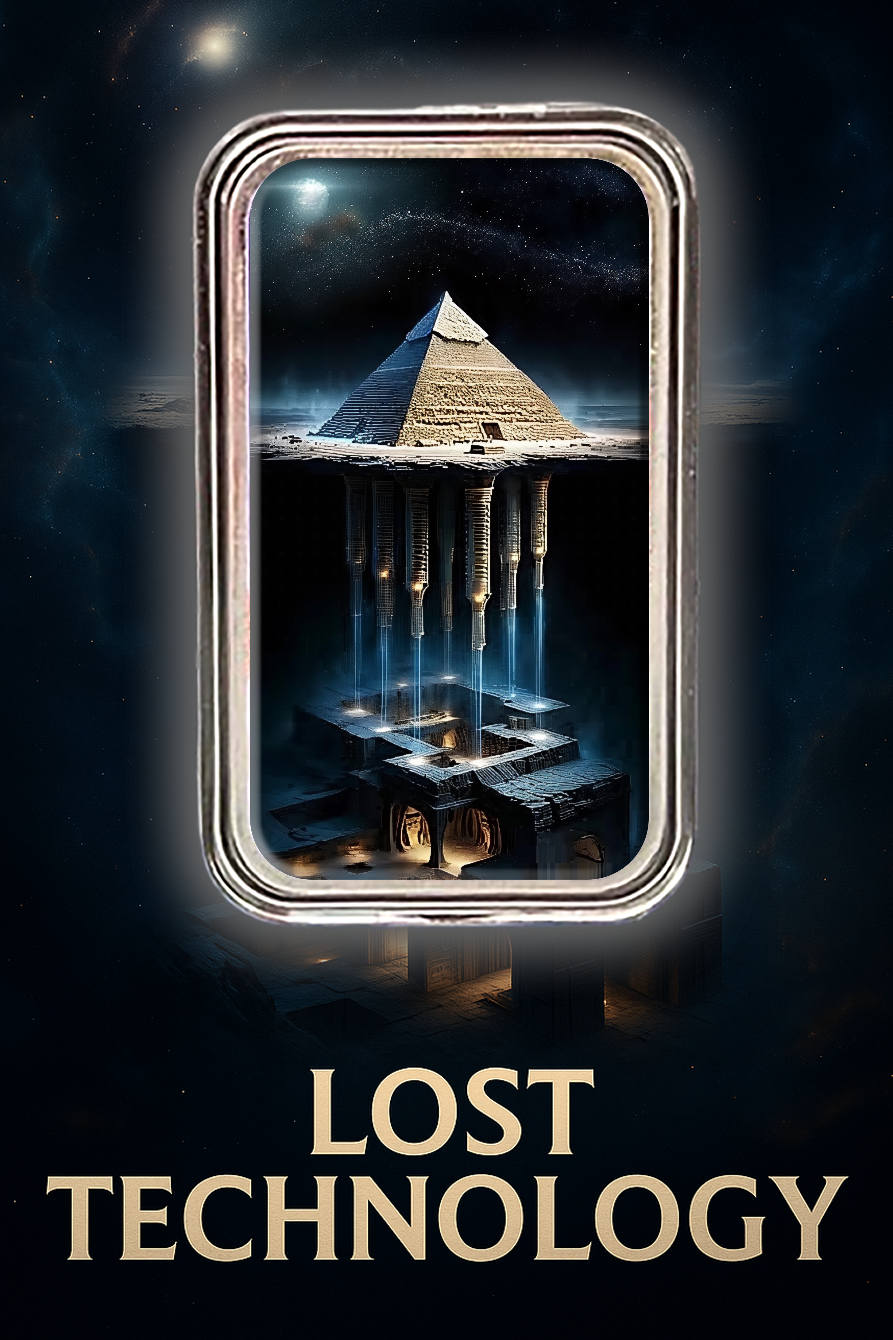 2025 Colorized 1oz .999 Silver Art Bar Lost Technology