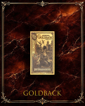 Goldback Marble Display Arizona 1/2 Gb - Captain’s Chest Bullion