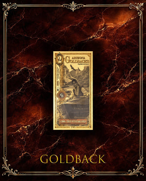 Goldback Marble Display Arizona 2 Gb - Captain’s Chest Bullion