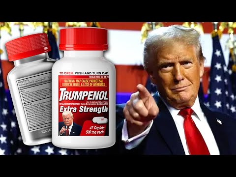 2026 Trumpenol Extra Strength Colorized 2oz .999 Silver Medal
