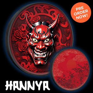 Intaglio 1oz .999 Silver Medal "Hannya" - Captain’s Chest Bullion