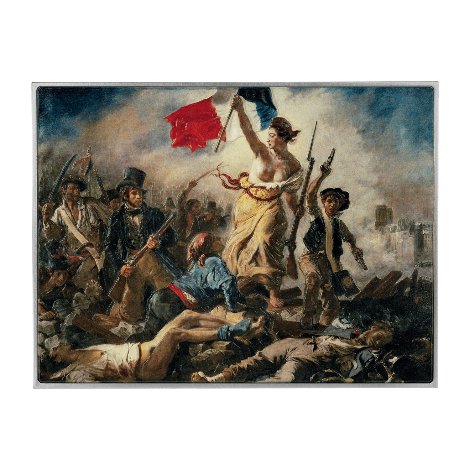 Liberty Leading the People 1830 by Eugene Delacroix 2.5 oz Silver Coin - Captain’s Chest Bullion