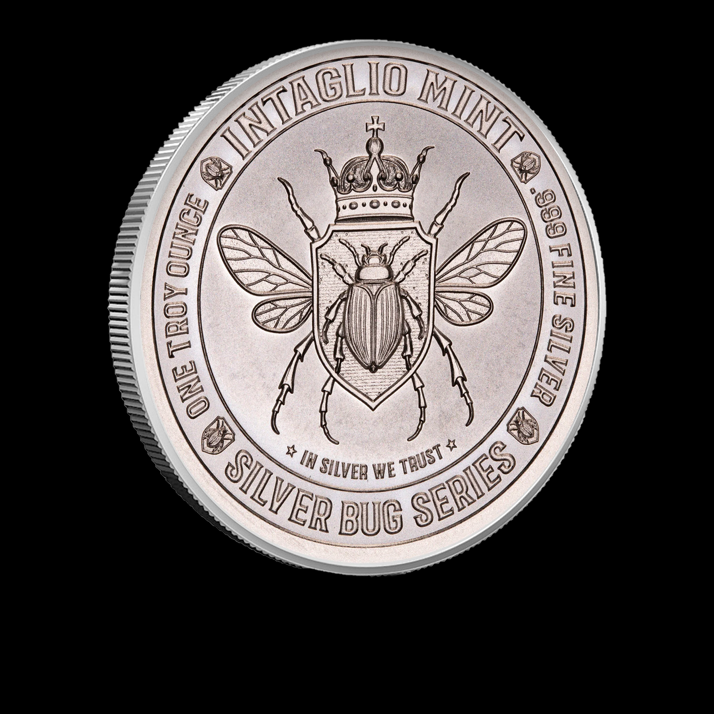 2025 Intaglio Silver Bug Series "Monarch Butterfly" 1oz .999 Silver Colorized Medal