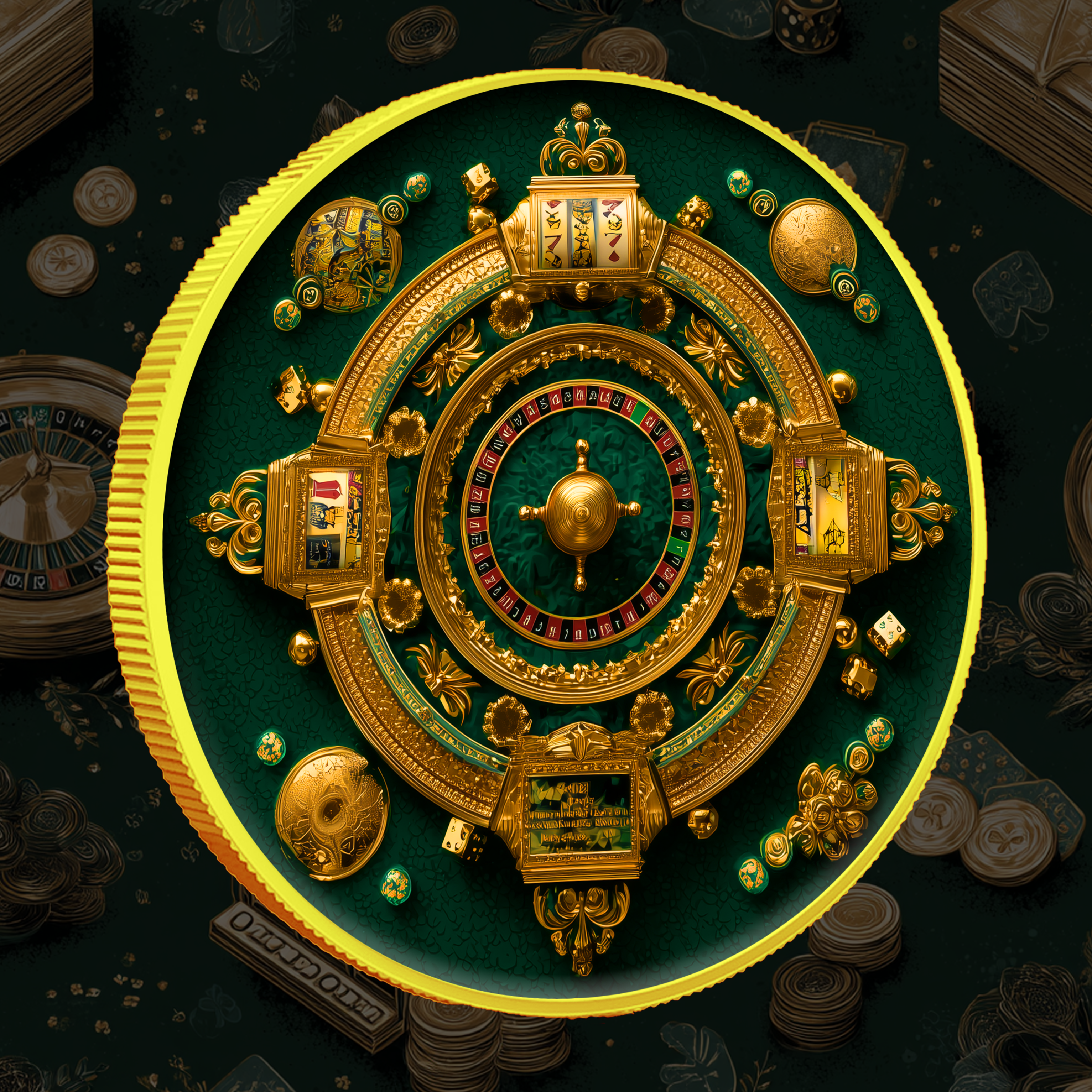 2025 Silver Eagle Gold Gilded High Roller 1oz Colorized .999 Silver Coin