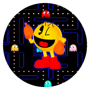 Pac - Man 1oz .999 Silver Game Token Medal Colorized Limited Release Presale - Captain’s Chest Bullion