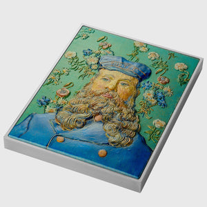 Portrait of Joseph Roulin 1889 by Vincent Van Gogh 2.5 oz Silver Coin – Antiqued Finish - Captain’s Chest Bullion