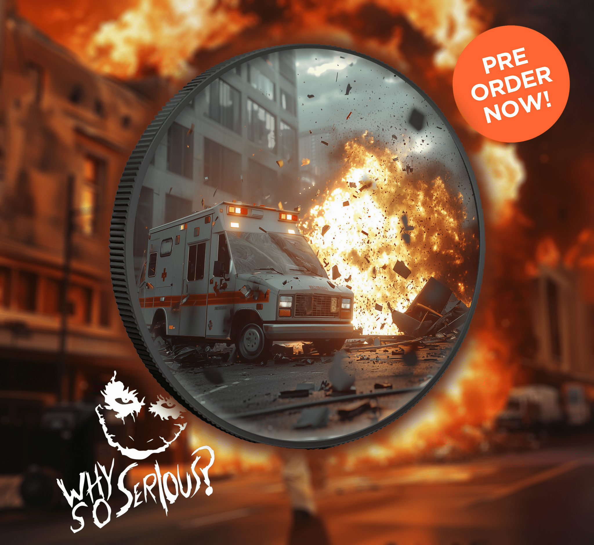 2024 Silver Eagle .999 1oz Silver Coin "The Joker" Why So Serious