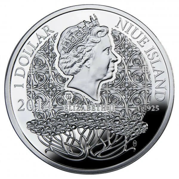 2014 10g .925 Silver Coin Magic Calendar of Happiness: January