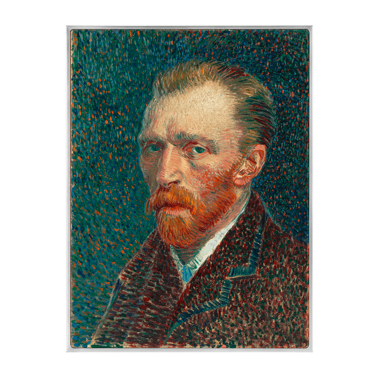 Self Portrait 1887 by Vincent van Gogh 2.5 oz Silver Coin - Captain’s Chest Bullion