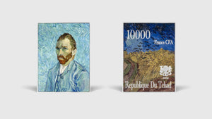 Self Portrait 1889 by Vincent van Gogh 2.5 oz Silver Coin - Captain’s Chest Bullion