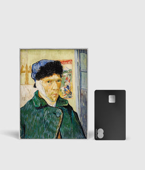 Self Portrait with Bandaged Ear 1889 by Vincent van Gogh 2.5 oz Silver Coin - Captain’s Chest Bullion