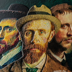 Self Portrait with Bandaged Ear 1889 by Vincent van Gogh 2.5 oz Silver Coin - Captain’s Chest Bullion