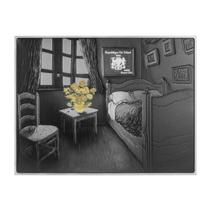 Sunflowers 1889 2.5 oz Silver Coin – Antiqued Finish - Captain’s Chest Bullion