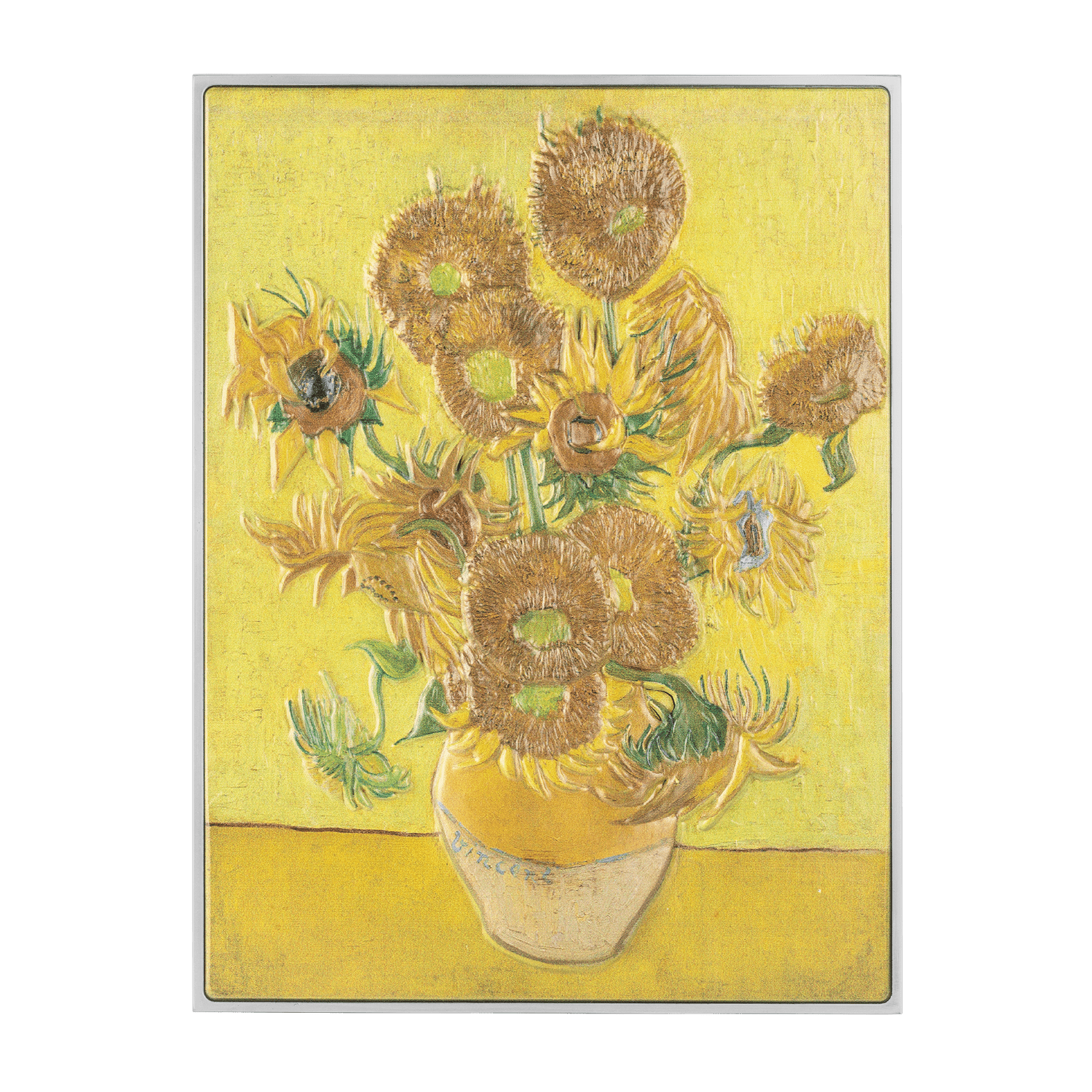 Sunflowers 1889 2.5 oz Silver Coin – Antiqued Finish - Captain’s Chest Bullion