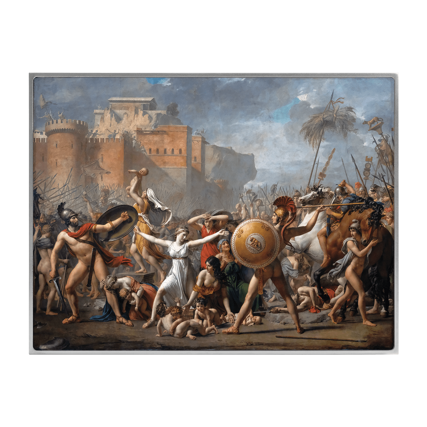 The Intervention of the Sabine Women by Jacques Louis David 2.5 oz Silver Coin - Captain’s Chest Bullion