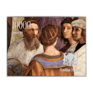 The School of Athens by Raphael 2.5 oz Silver Coin - Captain’s Chest Bullion