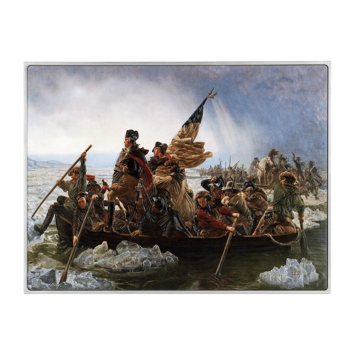 Washington Crossing the Delaware by Emanuel Leutze 2.5 oz Silver Coin - Captain’s Chest Bullion