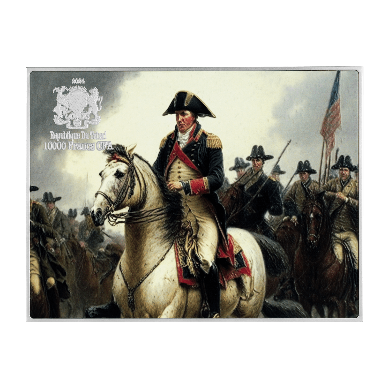 Washington Crossing the Delaware by Emanuel Leutze 2.5 oz Silver Coin - Captain’s Chest Bullion