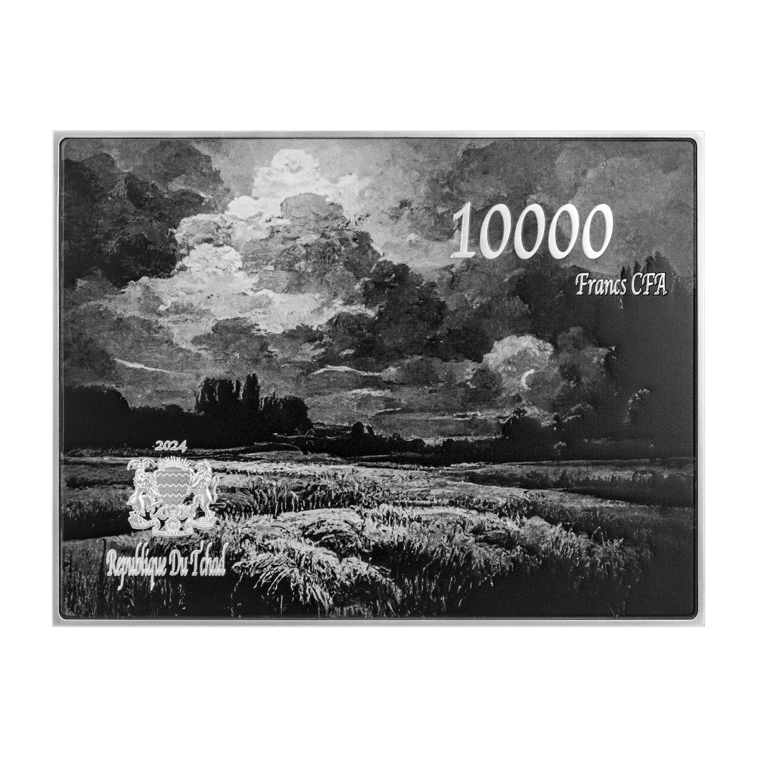 Wheat Field with Cypresses 1889 2.5 oz Silver Coin – Antiqued Finish - Captain’s Chest Bullion