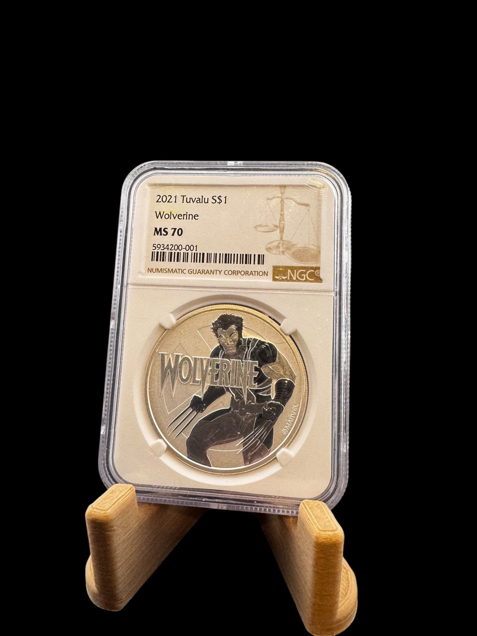 WOLVERINE MARVEL SERIES 2021 1 oz Pure Silver Coin in Capsule - Captain’s Chest Bullion