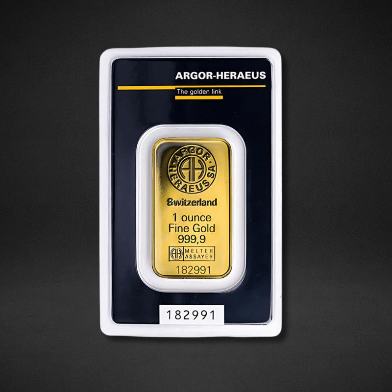 ARGOR-HERAEUS GOLD BARS - Captain’s Chest Bullion