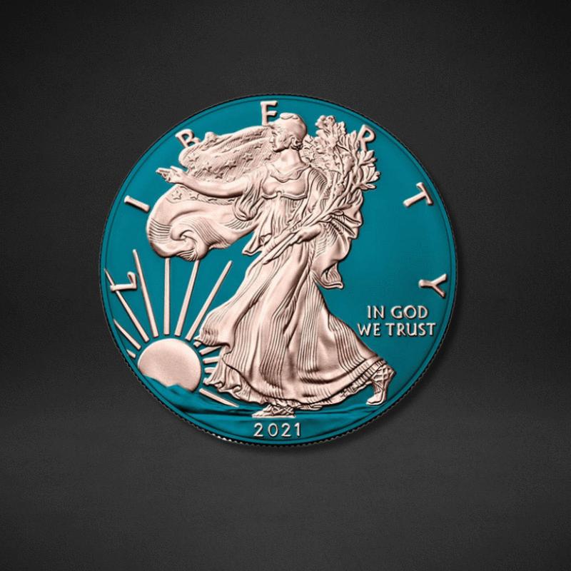 ASE AMERICAN SILVER EAGLES - Captain’s Chest Bullion