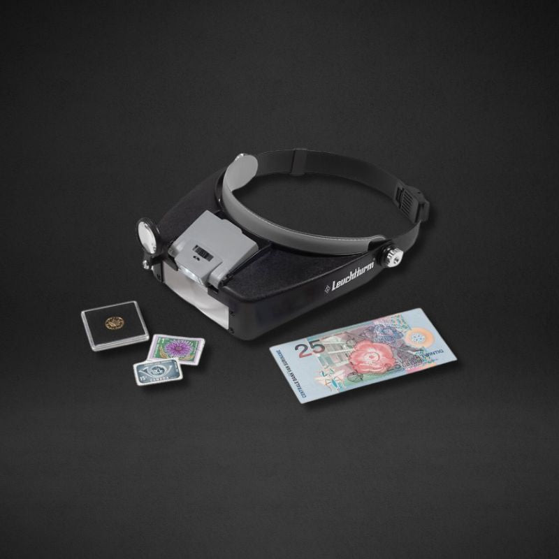 HEADBAND MAGNIFIER WITH LED