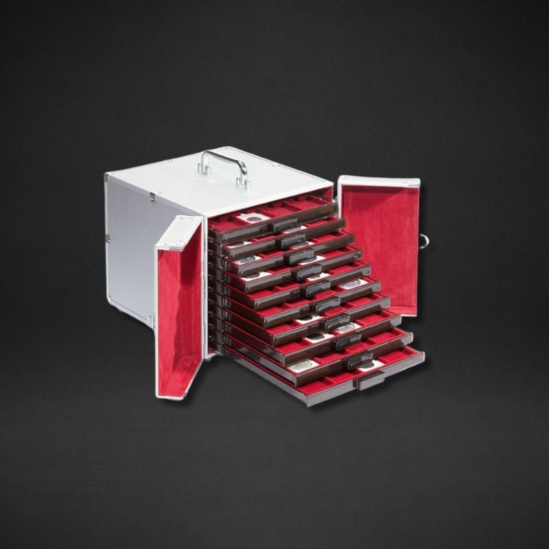 MB STACKABLE ACRYLIC COIN BOXES - Captain’s Chest Bullion