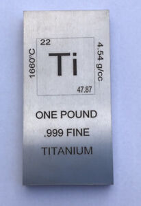 TITANIUM BARS & BULLIONS Captain’s Chest Bullion