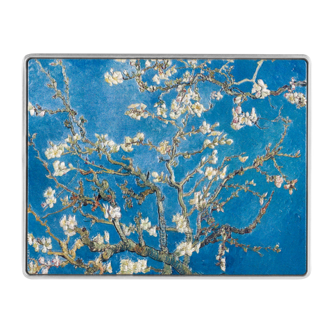 Almond Blossom 1890 by Vincent van Gogh 15oz Silver Copper Core Coin